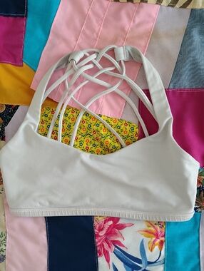 lululemon athletica Gray Strappy Sports Bra